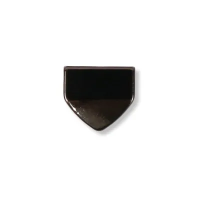 Накінечник для сумочного ремінця, 14мм, темний нікель