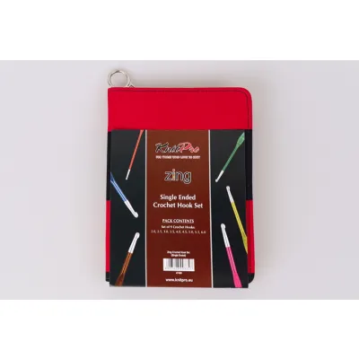 Набір алюмінієвих гачків Zing, KnitPro