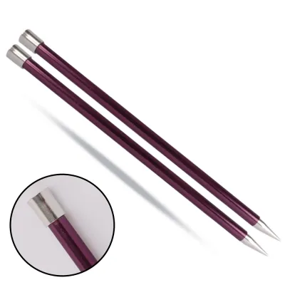 Спиці прямі 6.50mm-30cm Zing KnitPro