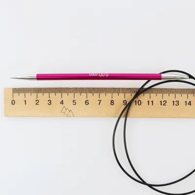 Спицы круговые 5.00мм-80см Zing, KnitPro