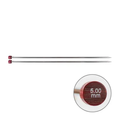 Спиці прямі 5.00mm-35cm Nova Metal KnitPro