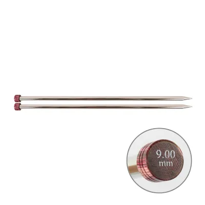 Спиці прямі 9.00mm-35cm Nova Metal KnitPro