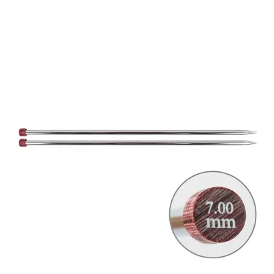 Спиці прямі 7.0mm-35cm Nova Metal, KnitPro
