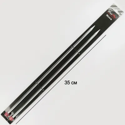 Спиці прямі 7.0mm-35cm Nova Metal, KnitPro