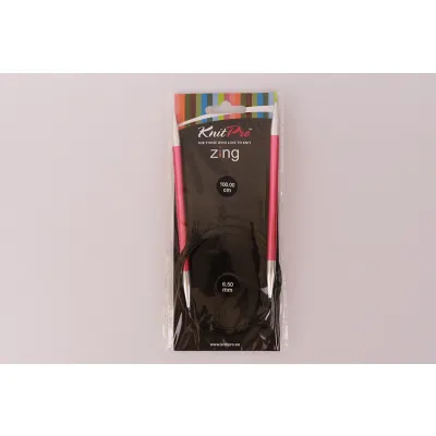 Спицы круговые 6.50мм-100см Zing, KnitPro