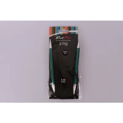 Кругові спиці 8.00мм-100см Zing, KnitPro