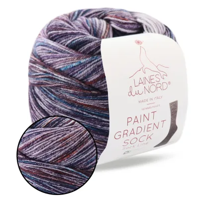 Laines du Nord Paint Gradient Sock, шкарпеткова пряжа 100г/420м