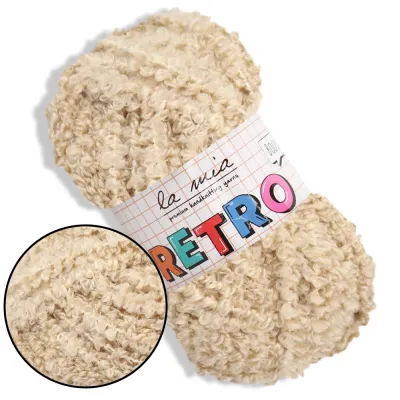 La Mia Retro, пряжа акриловая, букле, 100г/100м