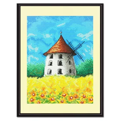 Набір для вишивання хрестиком "Млин", 22015, 15*20см, Little Stitch