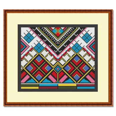 Набір для вишивання хрестиком "Гуцульські вітражі №3", 220008, 17,3*14,4см, Little Stitch