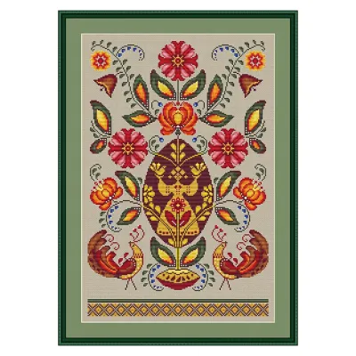 Набор для вышивки крестиком "Великоднє дерево життя", 250063, 25*39см, Little Stitch