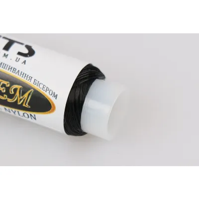 Нитка бісерна CORDEM 80, чорна, 75м 8G-85