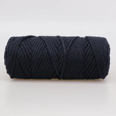 Шнур для макраме 4мм, Lady Yarn Miss, Серо-синий №003