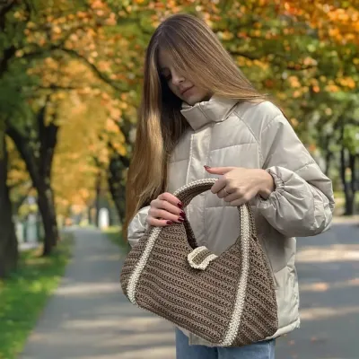 СУМКА МАКРАМЕ, Майстер-клас із в'язання (рівень початківець)