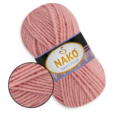 Nako Sport Wool, Темна пудра №2807