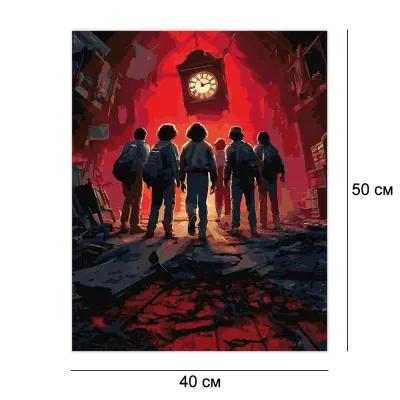 Картини за номерами 40*50 "Дуже дивні дива Д.Д.Д." №LW194-01, Орігамі