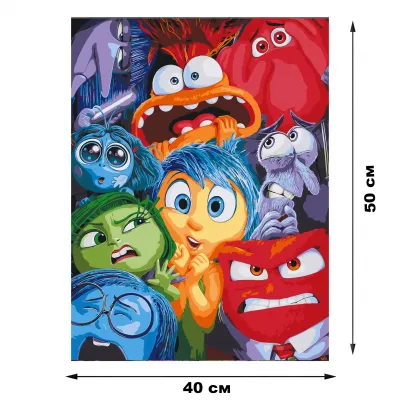 Картини по номерам 40*50 "Головоломка" №LW3149, Орігамі