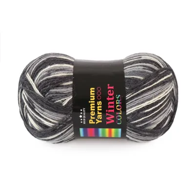 Premium Yarn Winter Colors, шкарпеткова пряжа, 100г/410м