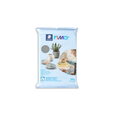 Пластика самозастывающая, серая, 500 г, Fimo Air