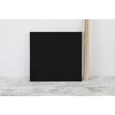 Подрамник, 25*25 см, мелкое зерно, черный грунт, хлопок, (БН), ROSA Gallery