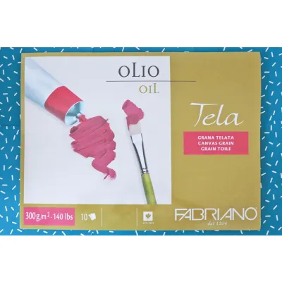 Альбом для живопису олією Tela, 42*56см 300 г/м.кв, 10 аркушів, Fabriano