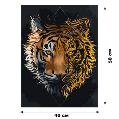 Картини за номерами 40*50 "Арт-тигр" №1436, Strateg