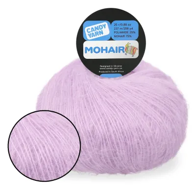 Candy-Yarn Mohair, пряжа для павутинки з мохером 75% мохера