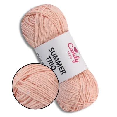 Candy-Yarn Summer Trio, 50г/175м, лляна пряжа з ліоцелем