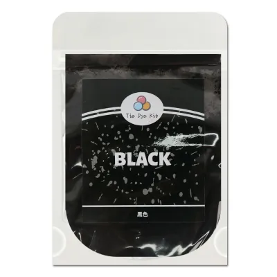 Порошковая краска для ткани черная (Black), 10 г — Tie Dye, окрашивание хлопка и синтетики