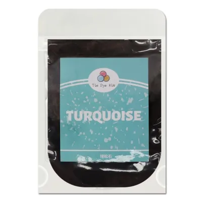 Порошкова фарба для тканини Бірюзова (Turquoise), 10 г — Tie Dye, фарбування бавовни та синтетики