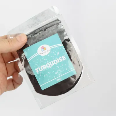 Порошкова фарба для тканини Бірюзова (Turquoise), 10 г — Tie Dye, фарбування бавовни та синтетики