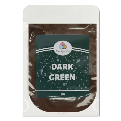 Порошкова фарба для тканини Темно-зелена (Dark green), 10 г—Tie Dye,фарбування бавовни та синтетики