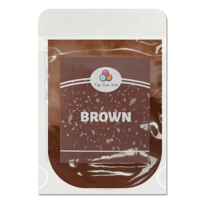 Порошкова фарба для тканини Коричнева (Brown), 10 г—Tie Dye,фарбування бавовни та синтетики