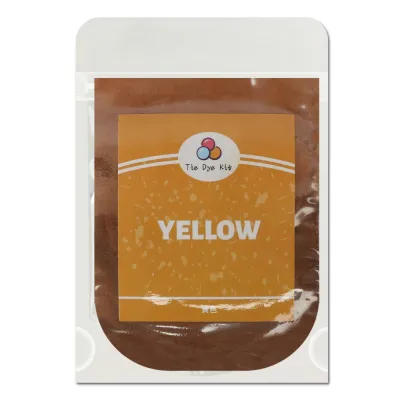 Порошкова фарба для тканини Жовта (Yellow), 10 г—Tie Dye,фарбування бавовни та синтетики