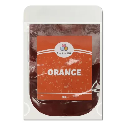 Порошкова фарба для тканини Помаранчева (Orange), 10 г—Tie Dye,фарбування бавовни та синтетики