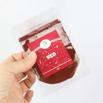 Порошковая краска для ткани Красная/Red, 10г, Китай