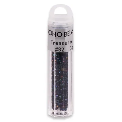 Бісер японський Toho Treasure 11/0, 3 г, TT-11-82, циліндричний, металік, фіолетово-бузковий