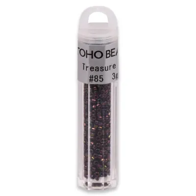 Бісер японський Toho Treasure 11/0, 3 г, TT-11-85, циліндричний, металік, фіолетовий