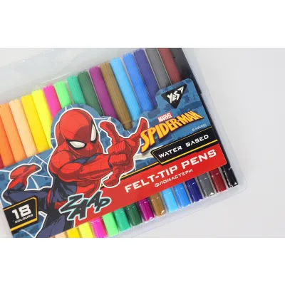 Фломастери 18 кольорів Marvel.Spiderman, YES