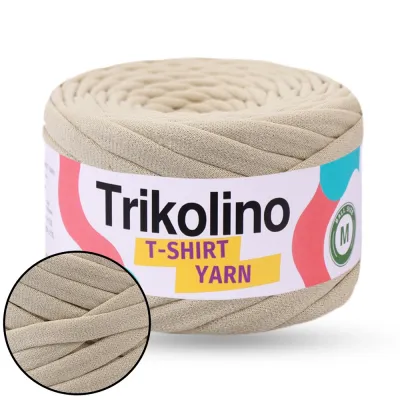 Trikolino / Триколіно 7-9mm M, 60м трикотажна пряжа для сумок, килимків, корзин