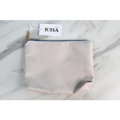 Косметичка для вишивки бісером "Квіти", бежева, КОС1, 25*18*4см, ЮМА 62-71