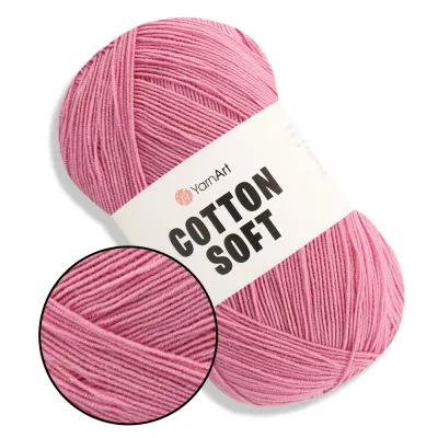 YarnArt Cotton Soft / Коттон Софт, 100г600м тонка пряжа бавовна з акрилом