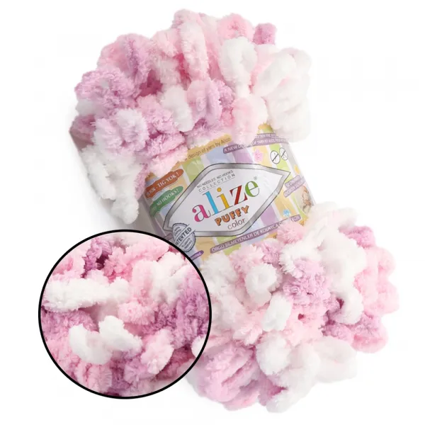 Alize Puffy Color, №6051 – купити | Candy Yarn