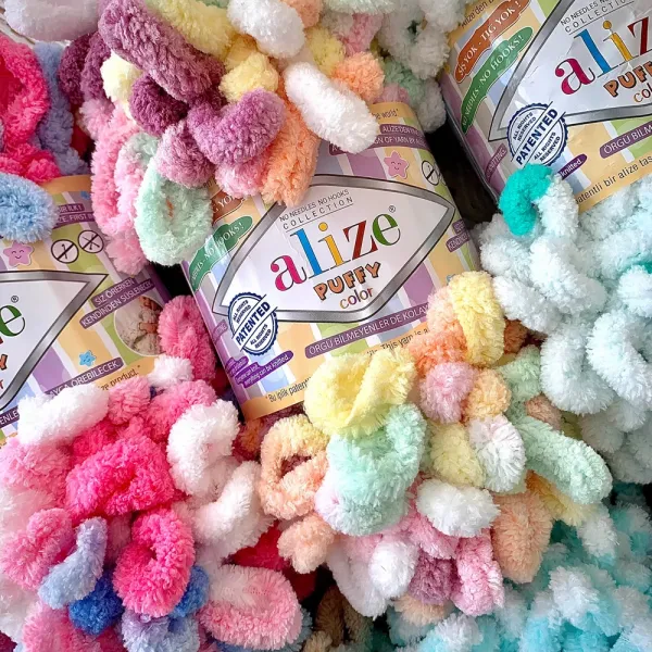 Alize Puffy Color, №6574 – купити | Candy Yarn