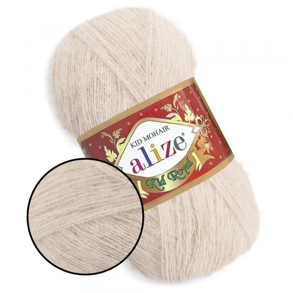 Alize Kid Mohair50, Молочно-бежевый №67 – купить | Candy Yarn