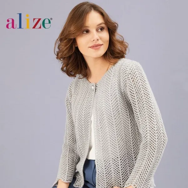 Alize Simli Angora Gold, Молочно-бежевый №506 – купить | Candy Yarn