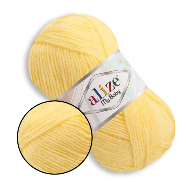 Alize My Baby, Лимонный №187 – купить | Candy Yarn