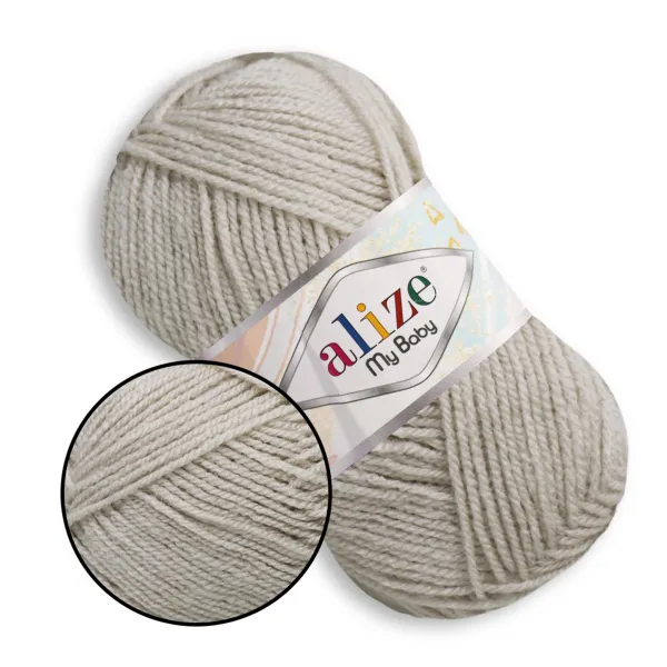 Alize My Baby, Слонова кістка №599 – купити | Candy Yarn