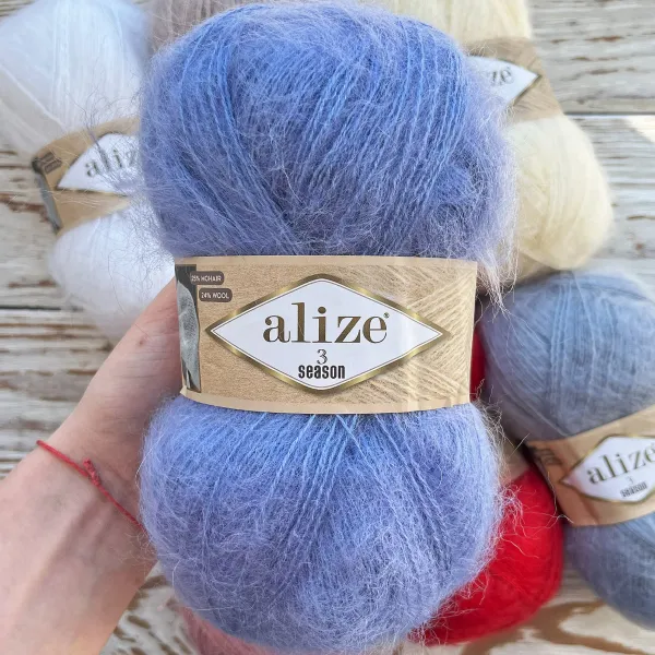Alize 3 Season, Пудра №161 – купить | Candy Yarn