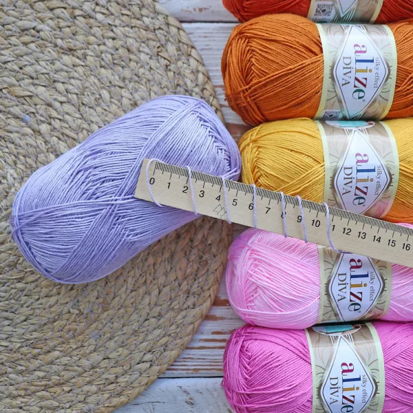 Alize Diva, Темний бузок №84 – купити | Candy Yarn
